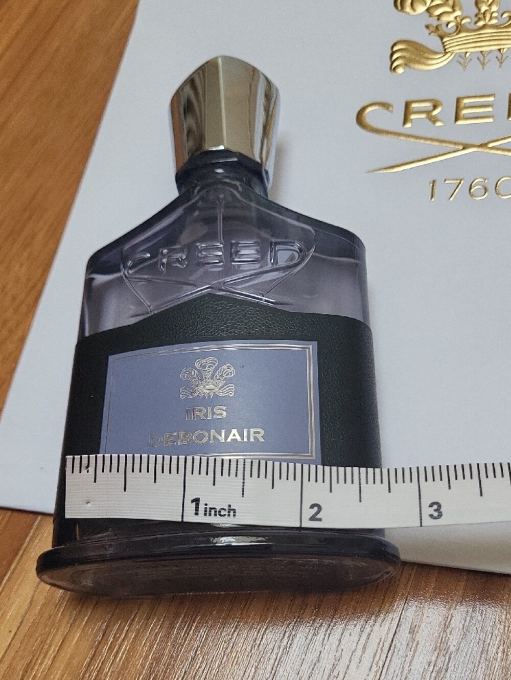 NWOT Premium Creed Iris Debonair Black and Gold Men Perfume - Picture 9 of 10